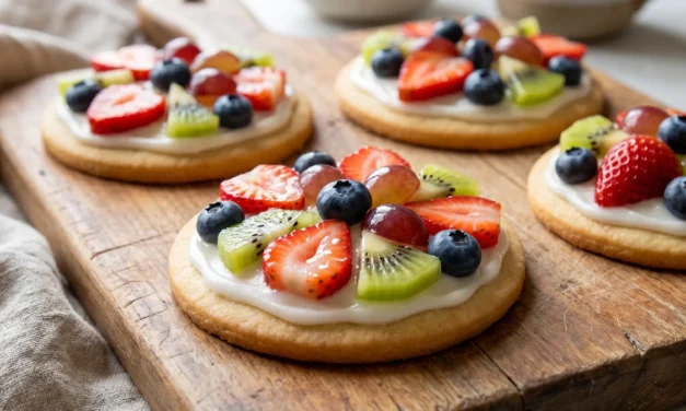 Mini Sugar Cookie Fruit Pizzas: A Fun and Flavorful Dessert
