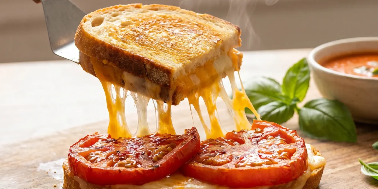 Open-Faced Tomato Grilled Cheese: A Simple and Delicious Treat