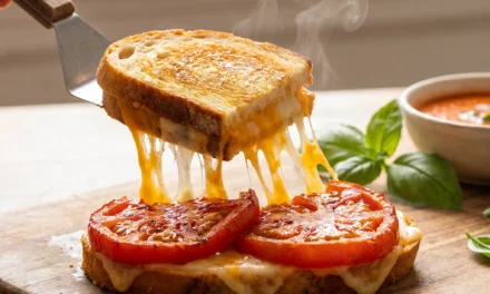 Open-Faced Tomato Grilled Cheese: A Simple and Delicious Treat