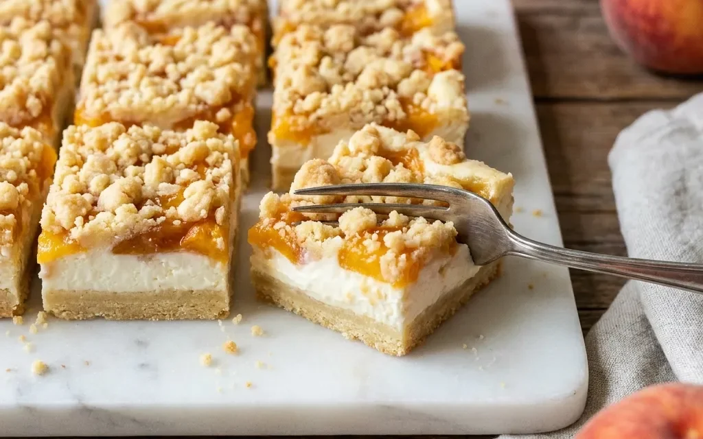 Peaches & Cream Bars: A Simple and Sweet Delight