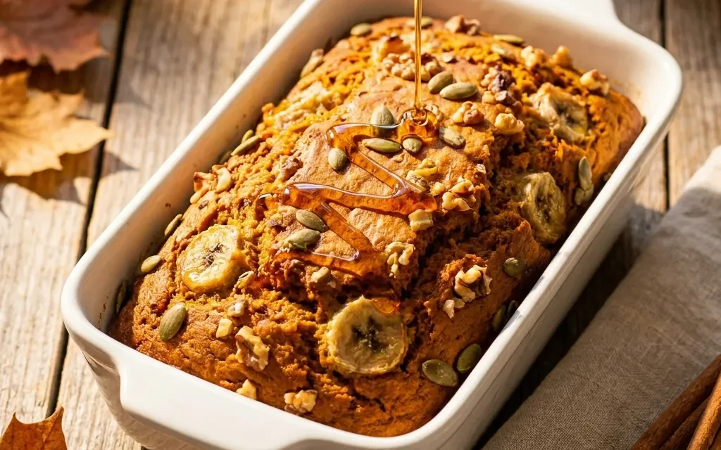 Pumpkin Banana Bread: A Soft and Spicy Autumn Treat