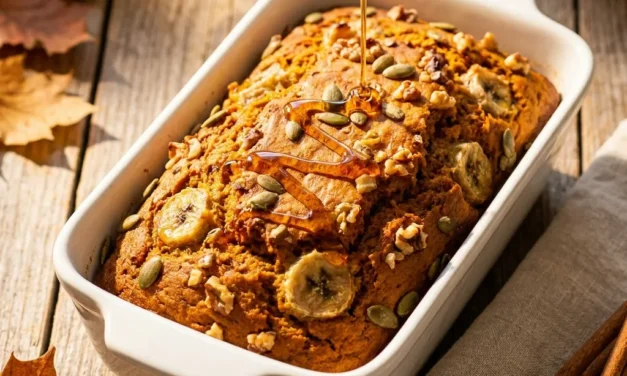 Pumpkin Banana Bread: A Soft and Spicy Autumn Treat