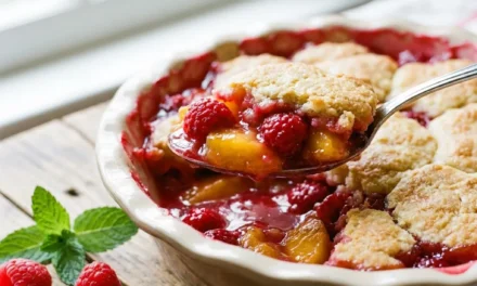 Raspberry Peach Cobbler: A Sweet Summer Delight