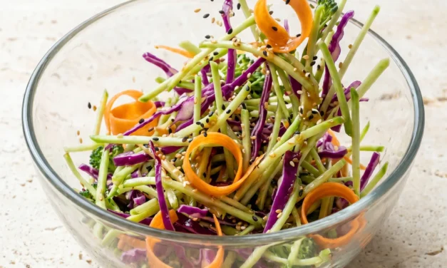 Sesame Broccoli Slaw: A Refreshing and Crunchy Delight