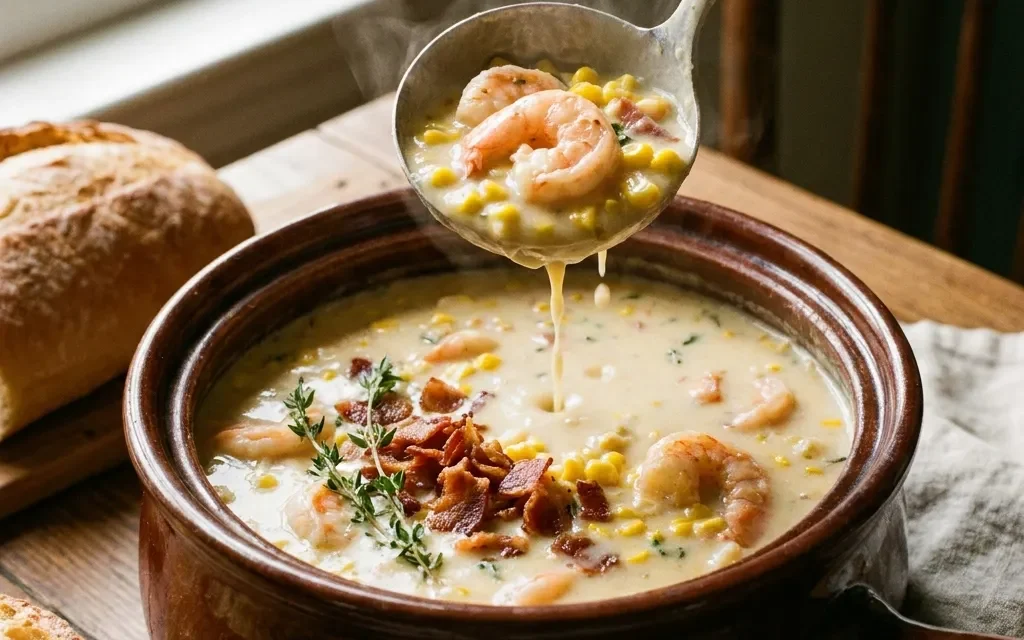Shrimp and Corn Chowder: A Deliciously Creamy Delight