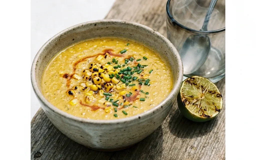 Smoked Corn Gazpacho: A Refreshing Summer Delight