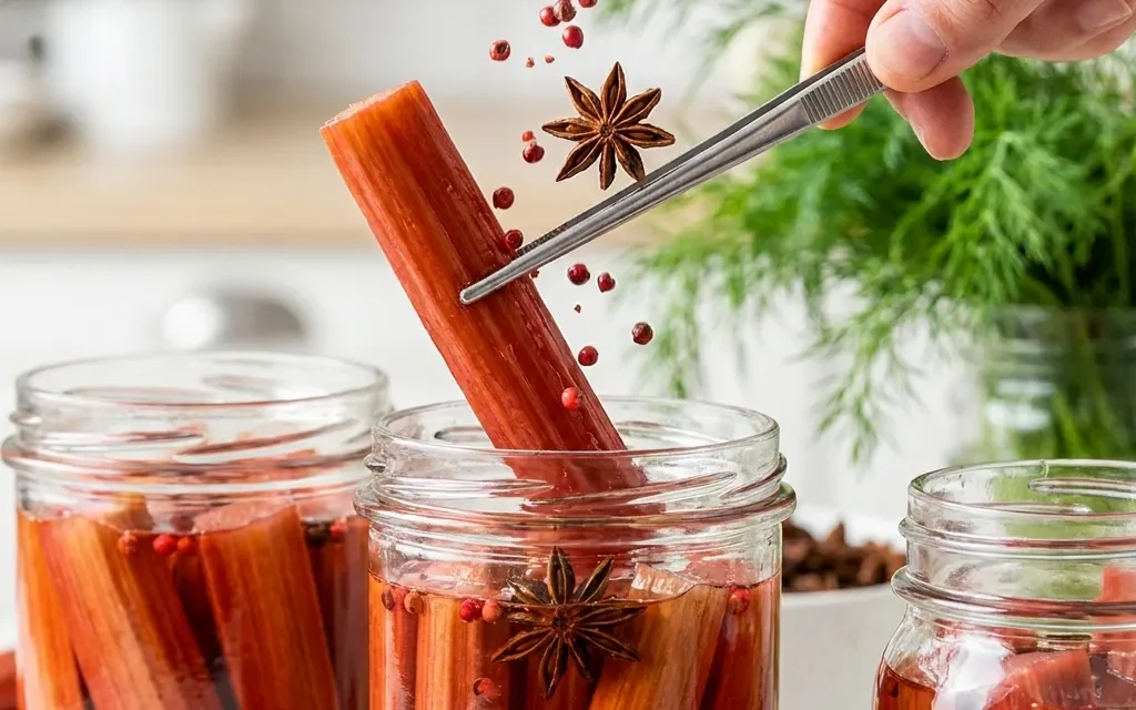 Discover the Joy of Spicy Pickled Rhubarb Today!