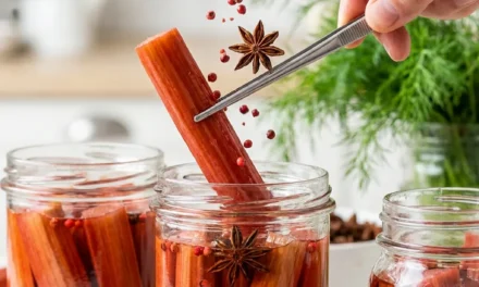 Discover the Joy of Spicy Pickled Rhubarb Today!