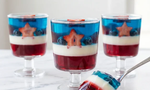Stars-and-Stripes Gelatin: A Festive and Fun Treat