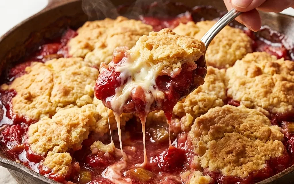 Strawberry Rhubarb Cobbler: A Perfect Sweet Treat for Any Occasion