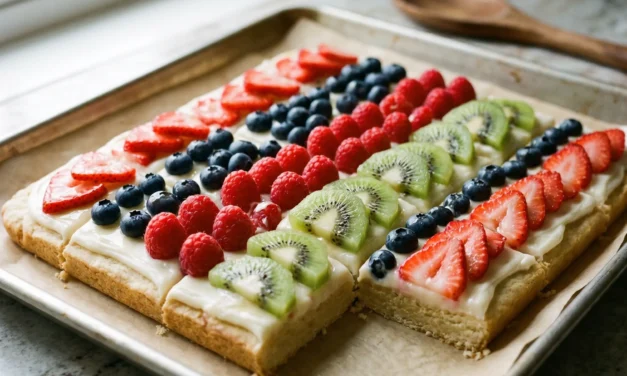 Sugar Cookie Fruit Pizza Bars: A Colorful and Delicious Dessert