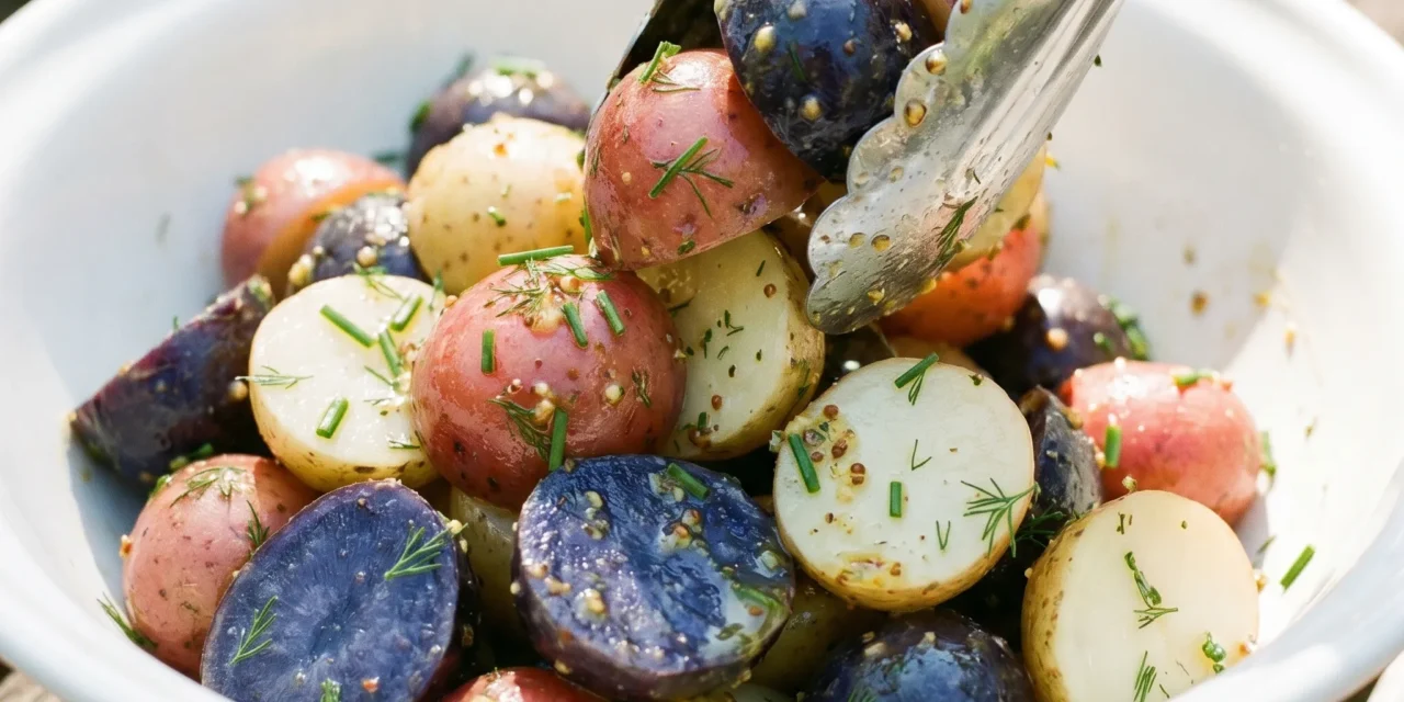 Tricolor Potato Salad: A Vibrant and Flavorful Delight