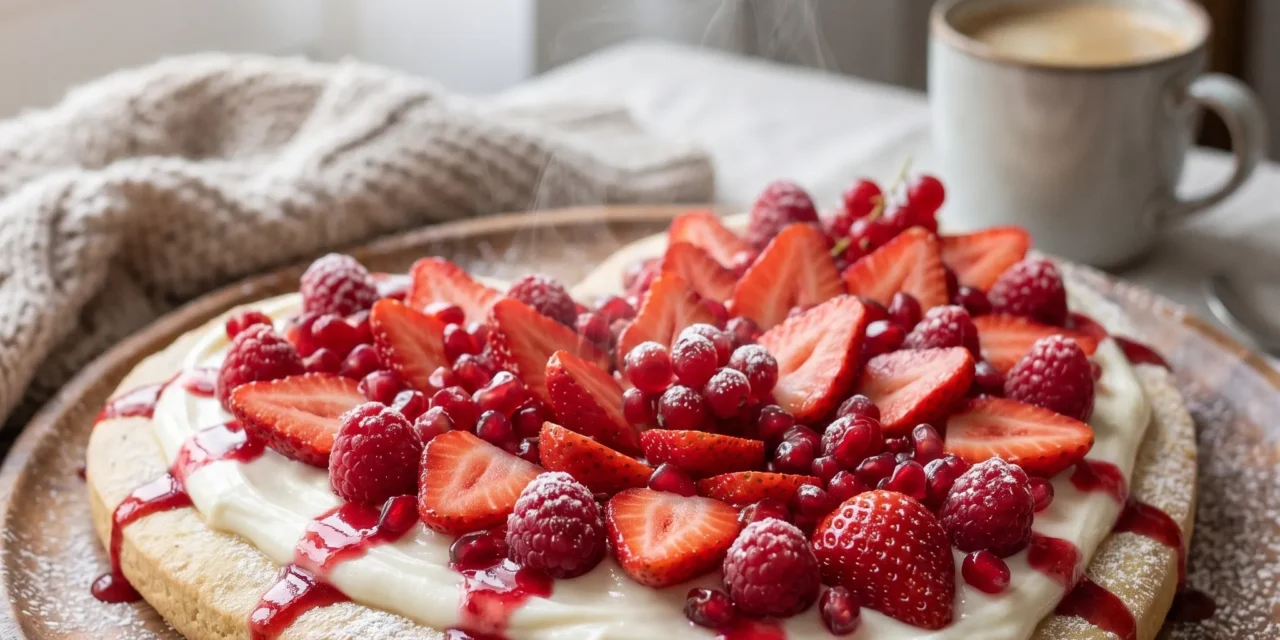 Valentine’s Heart Fruit Pizza: A Sweet and Colorful Treat