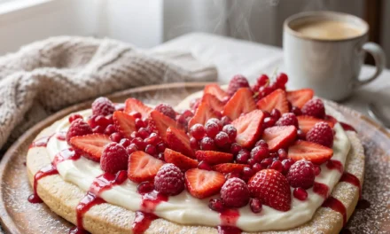 Valentine’s Heart Fruit Pizza: A Sweet and Colorful Treat