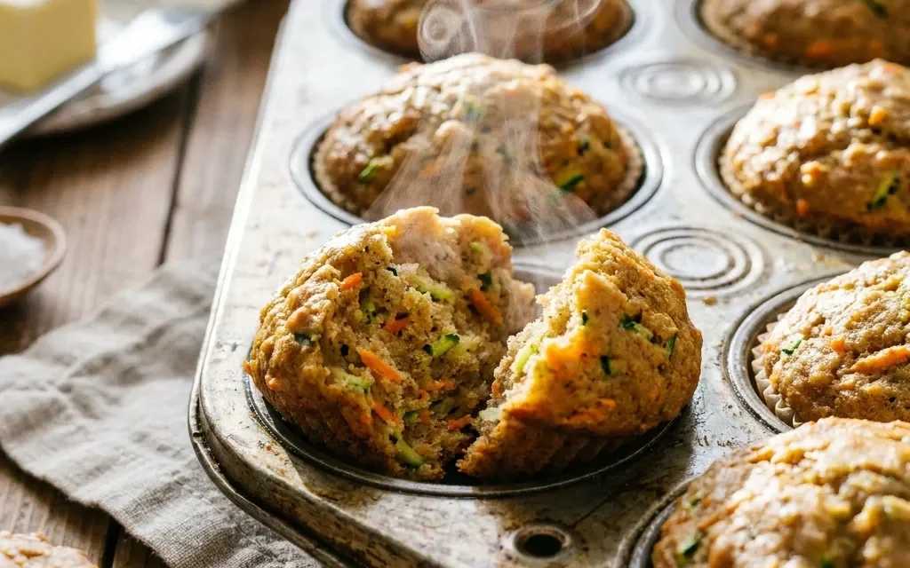 Zucchini Carrot Muffins: Delightfully Moist and Flavorful!