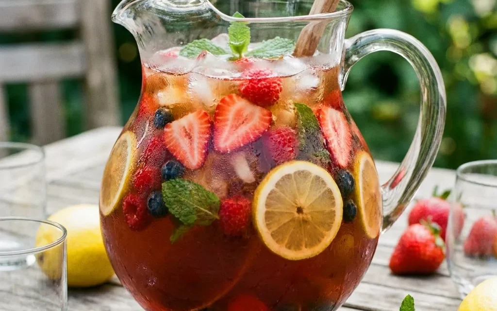 Berry Iced Tea Sangria: A Refreshing and Flavorful Summer Drink