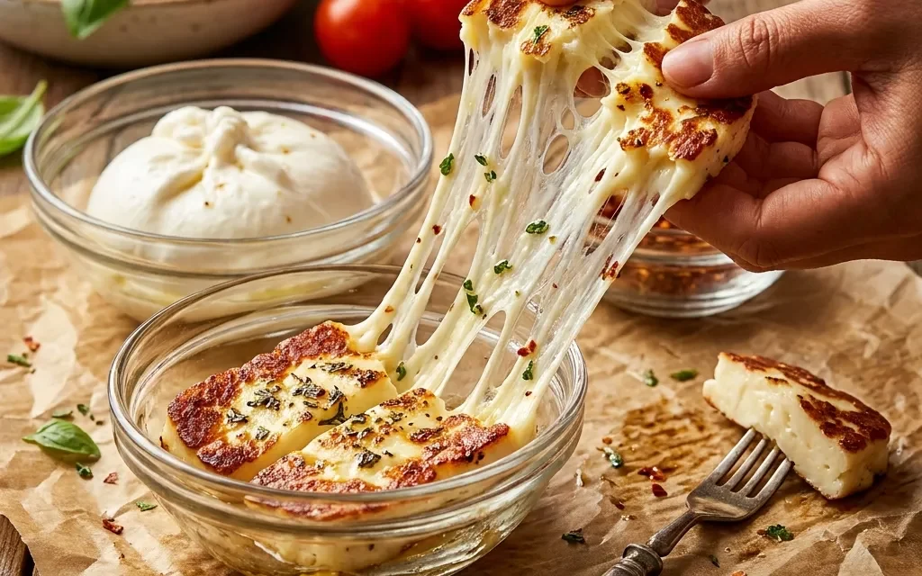 Broiled Halloumi Burrata Salad: A Flavorful 30-Minute Treat