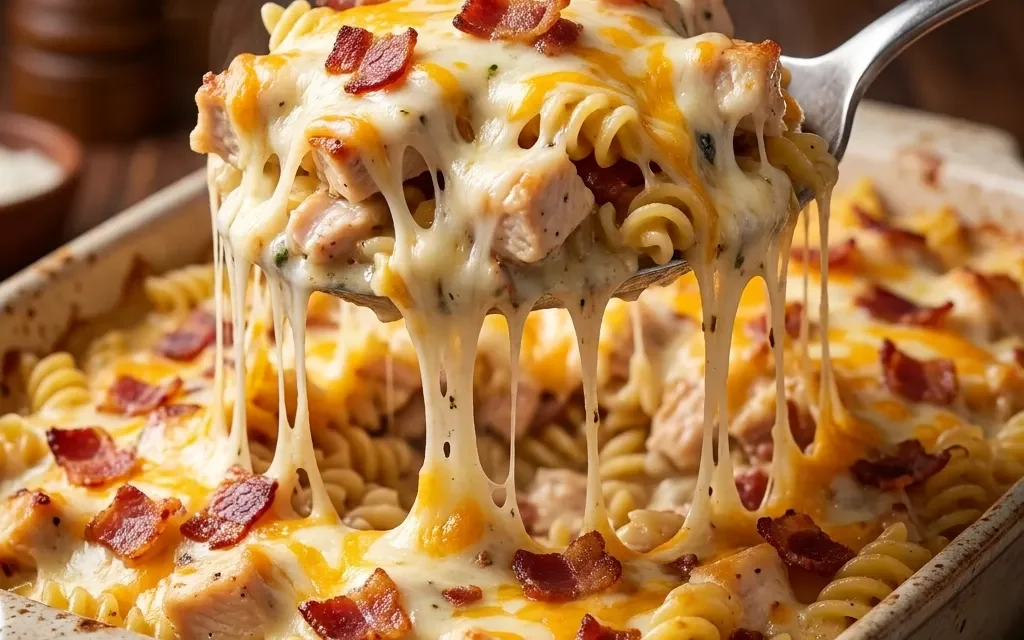 Chicken Bacon Ranch Pasta Bake: A Comforting Family Favorite