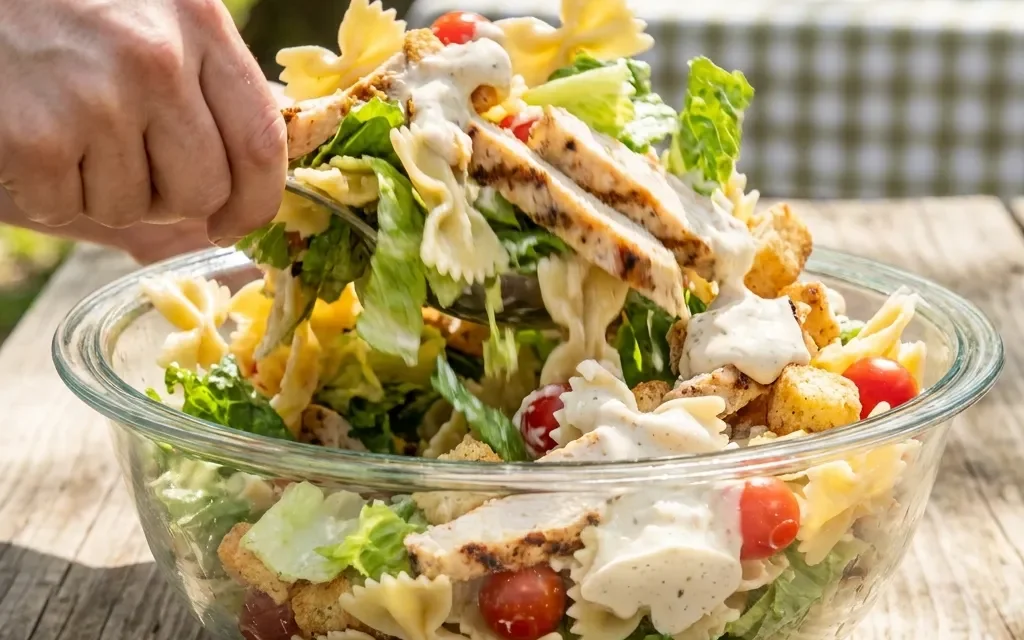 Chicken Caesar Pasta Salad: A Fresh and Flavorful Twist