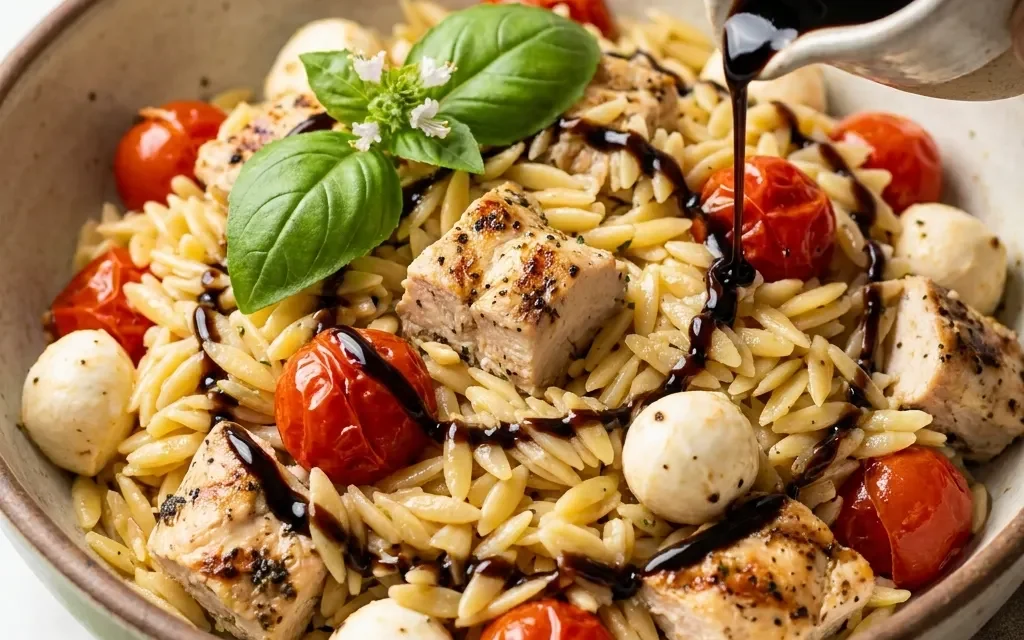 Chicken Caprese Orzo: A Deliciously Easy Dinner Recipe