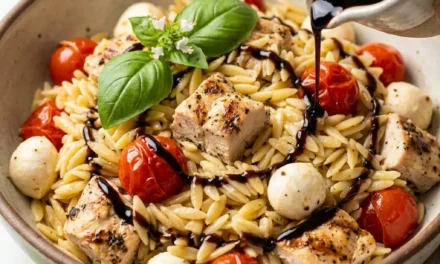 Chicken Caprese Orzo: A Deliciously Easy Dinner Recipe