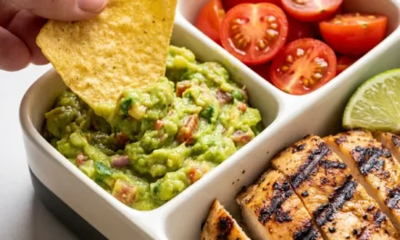 Chicken and Guacamole Bento: A Quick and Delicious Meal Idea