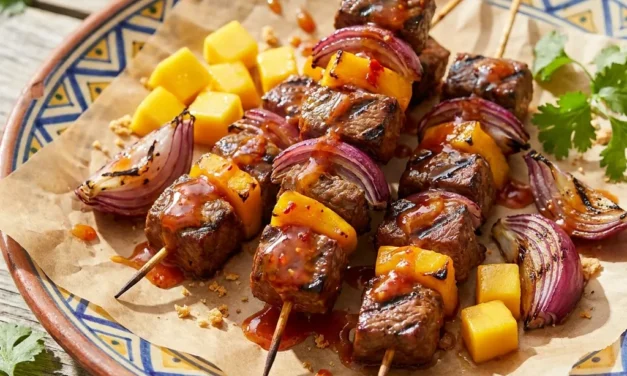 Chile Mango Steak Skewers: A Flavorful Grilling Delight