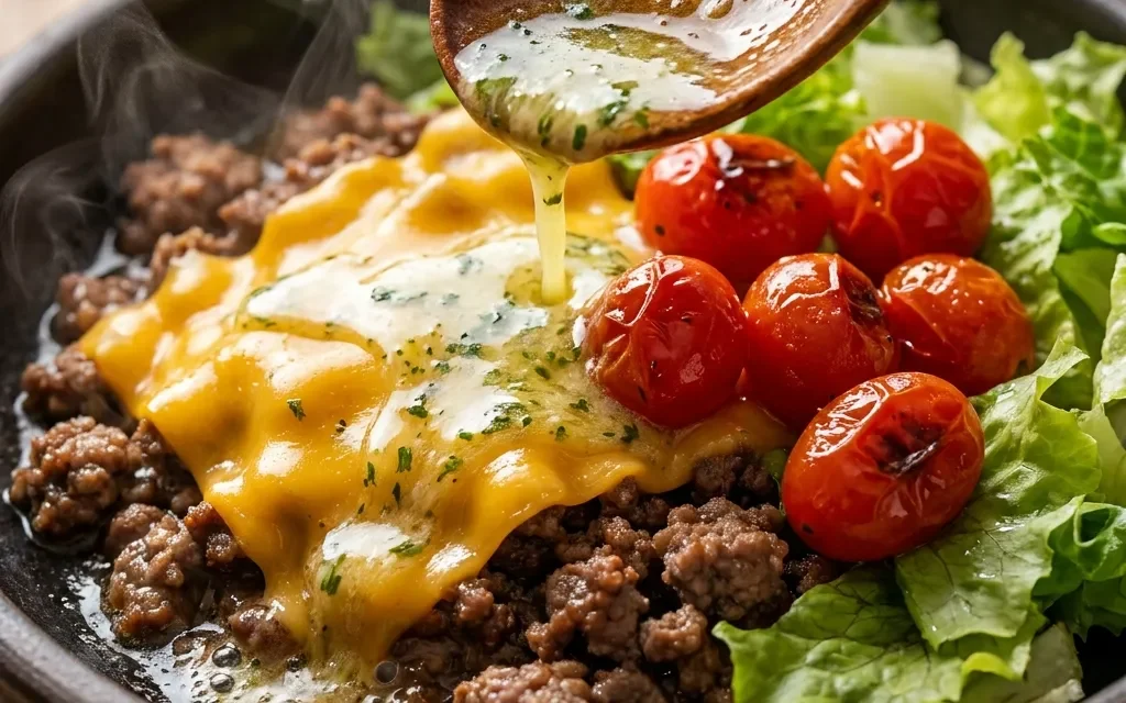 Delicious Garlic Butter Cheeseburger Bowls for a Quick Meal