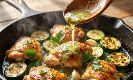 Garlic Butter Chicken Zucchini Skillet: A Quick and Flavorful Delight