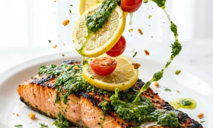Grilled Salmon with Dill Chimichurri: A Flavorful Delight