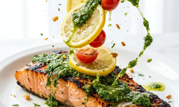 Grilled Salmon with Dill Chimichurri: A Flavorful Delight