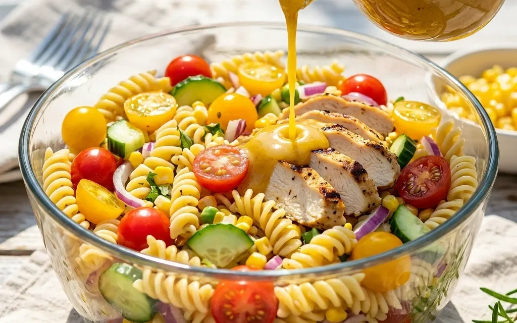 Honey Mustard Chicken Pasta Salad – A Flavorful Summer Delight