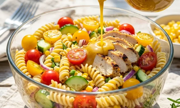 Honey Mustard Chicken Pasta Salad – A Flavorful Summer Delight
