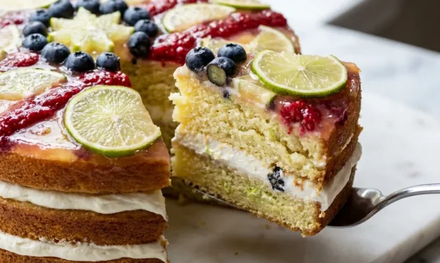 Lemon Lime Flag Cake: The Perfect Festive Dessert