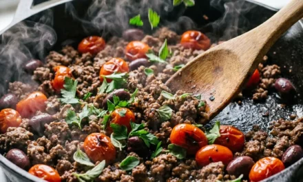 Mediterranean Beef Skillet: A Delicious One-Pan Wonder