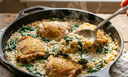 One Pot Spinach Chicken Rice: A Quick and Flavorful Meal