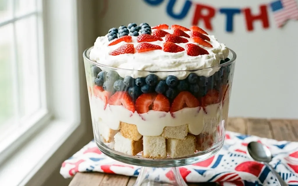 Patriotic Berry Trifle: A Festive and Delicious Treat