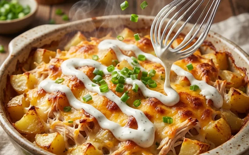 Delicious Ranch Chicken Potato Bake for a Family-Friendly Meal