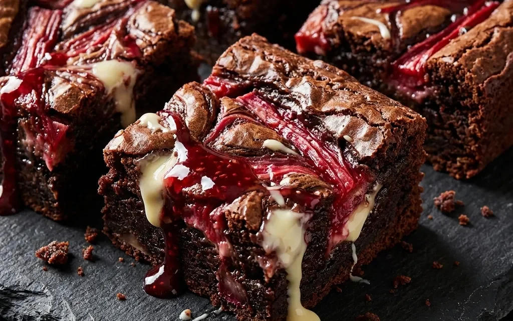 Delightful Rhubarb Brownies That Will Brighten Your Day
