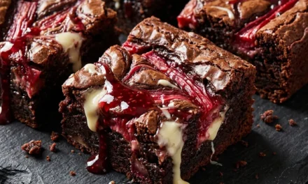 Delightful Rhubarb Brownies That Will Brighten Your Day