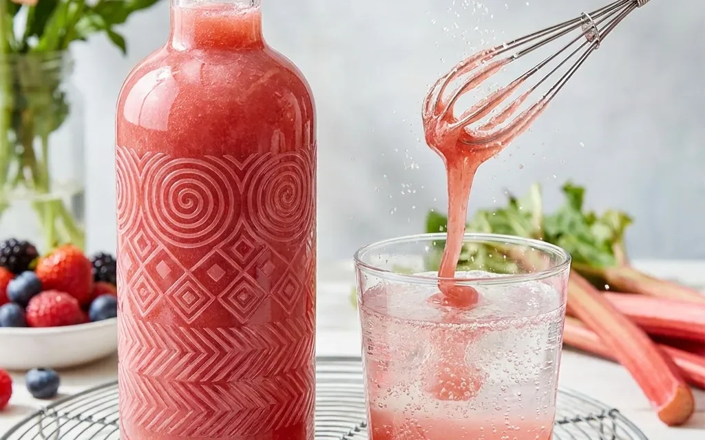 Rhubarb Syrup for Soda: A Refreshing Homemade Delight
