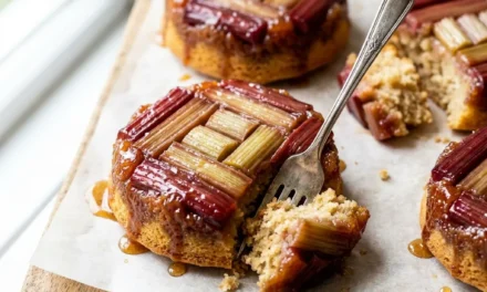 Rhubarb Upside-Down Cake: A Delightful Treat for All Occasions