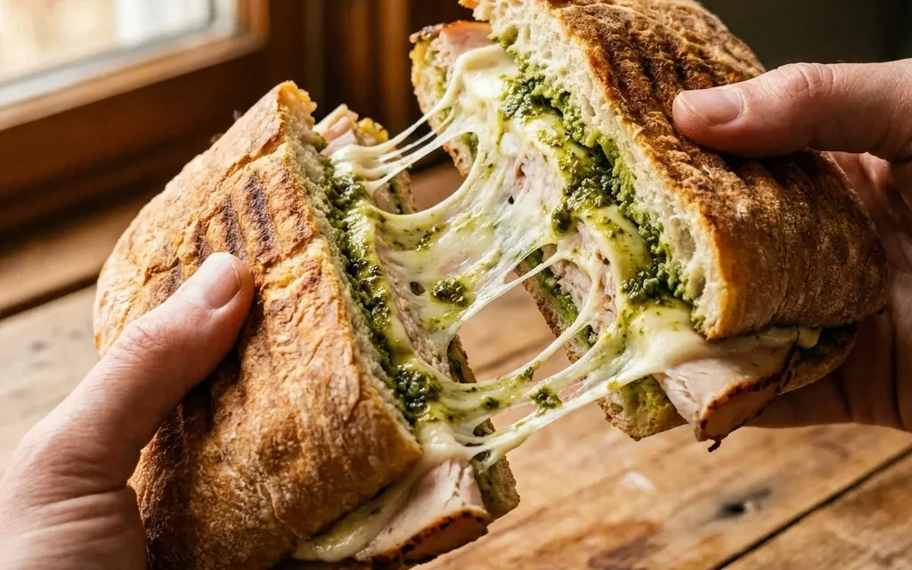Turkey Pesto Ciabatta: A Flavorful and Easy Sandwich Recipe