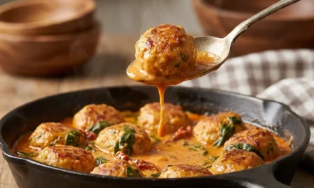 Tuscan Chicken Meatballs: The Perfect Comfort Food Delight