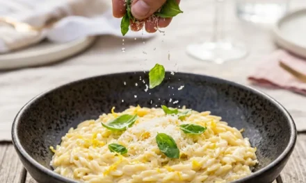 Creamy Lemon Orzo: A Quick and Delicious Dinner Idea