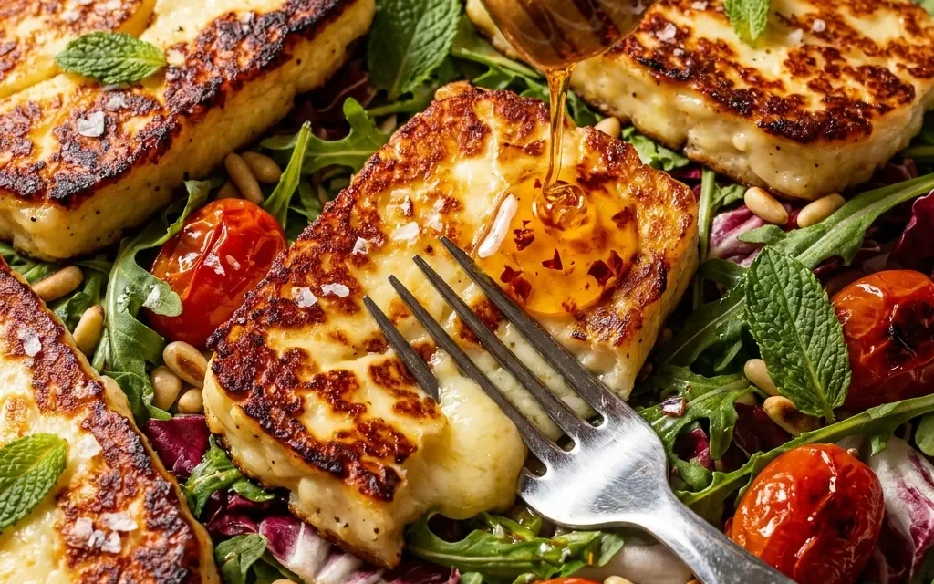 Crispy Halloumi Salad: A Flavorful and Satisfying Dish
