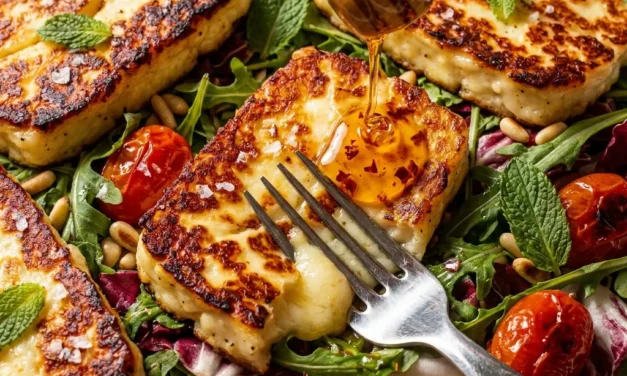 Crispy Halloumi Salad: A Flavorful and Satisfying Dish