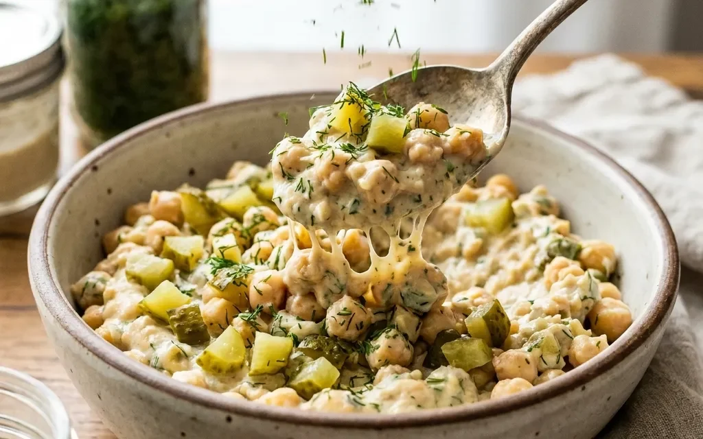 Dill Pickle Chickpea Salad: A Quick and Tasty Delight