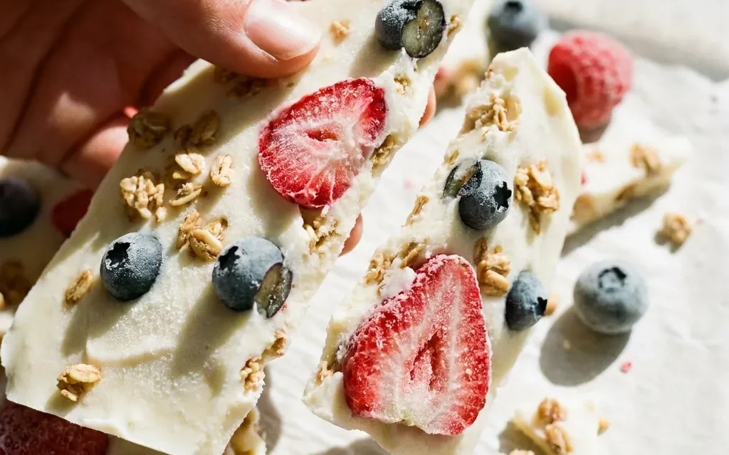 Frozen Yogurt Bark: A Cool and Creamy Delight