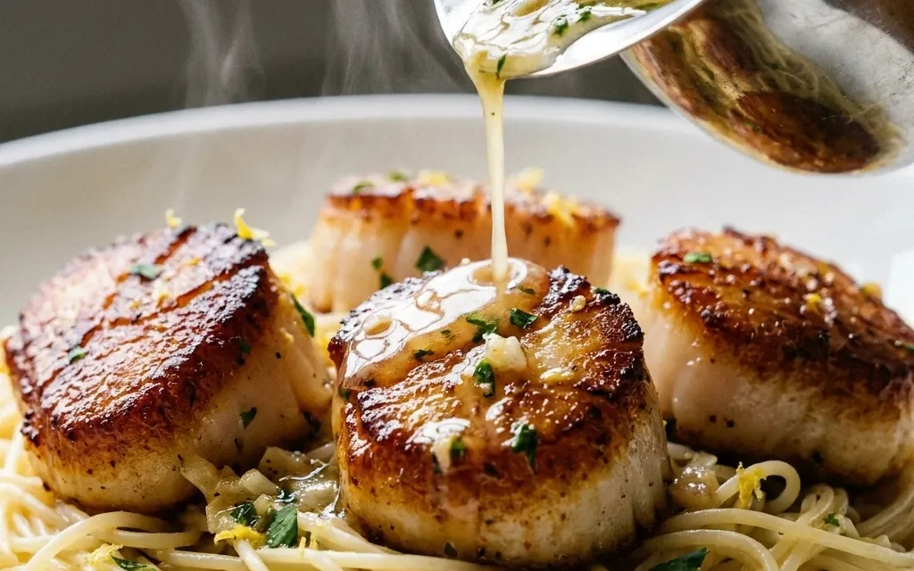 Garlic Butter Scallops Pasta: A Quick and Delicious Meal
